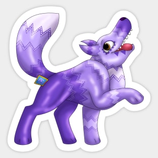 Mallowolf: Purple Sticker